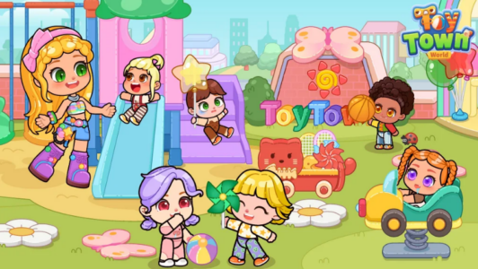 Screenshot ToyTown World Kids Play House Mod APK