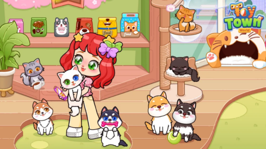 Screenshot ToyTown World Kids Play House Mod APK