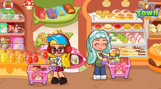 Screenshot ToyTown World Kids Play House Mod APK