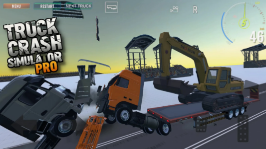 Screenshot Truck Crash Simulator Pro Mod APK