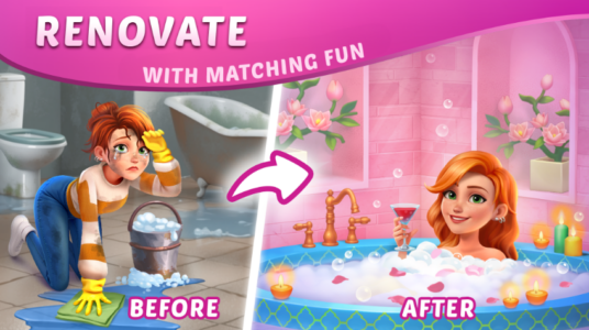 Screenshot DesignVille: Merge & Design Mod APK