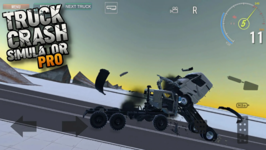 Screenshot Truck Crash Simulator Pro Mod APK
