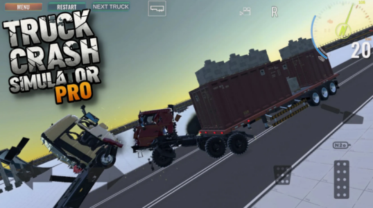 Screenshot Truck Crash Simulator Pro Mod APK