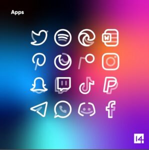Screenshot Aline White Icon Pack Mod APK
