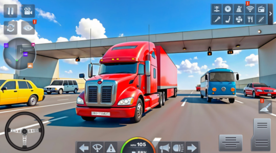 Screenshot Highway Truck Simulator Mod APK
