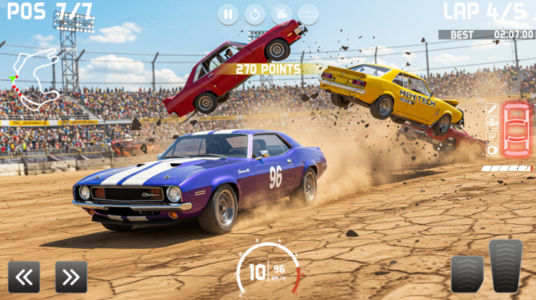 Screenshot Demolition Derby: Car Games Mod APK