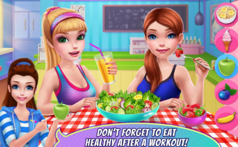 Screenshot Fitness Girl - Dance & Play Mod APK