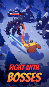 Screenshot Butcher hero: hook'n'chew RPG Mod APK