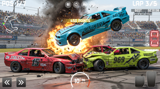 Screenshot Demolition Derby: Car Games Mod APK