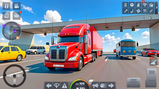 Screenshot Highway Truck Simulator Mod APK