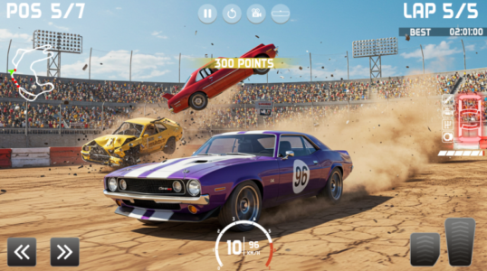 Screenshot Demolition Derby: Car Games Mod APK