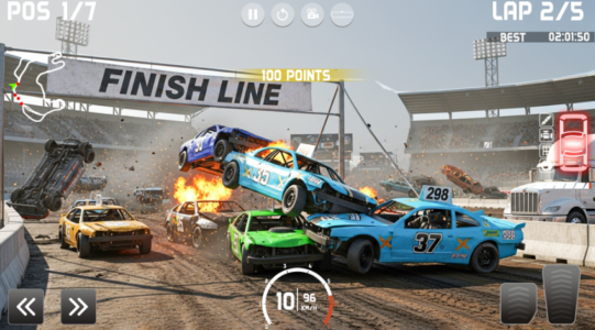 Screenshot Demolition Derby: Car Games Mod APK