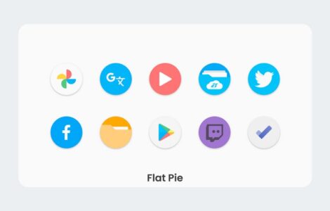 Screenshot Flat Pie Icon Pack Mod APK