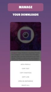 Screenshot Insget - Instagram Downloader Mod APK