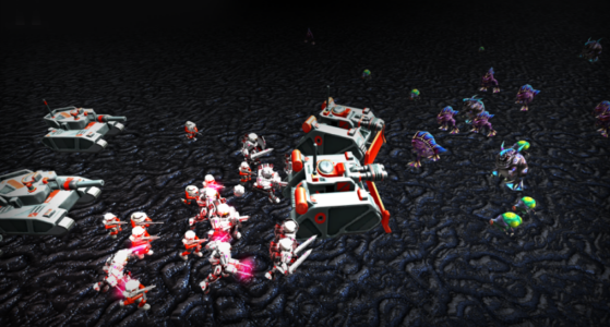 Screenshot Stickman Aliens Battle Simulat Mod APK