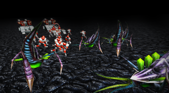 Screenshot Stickman Aliens Battle Simulat Mod APK