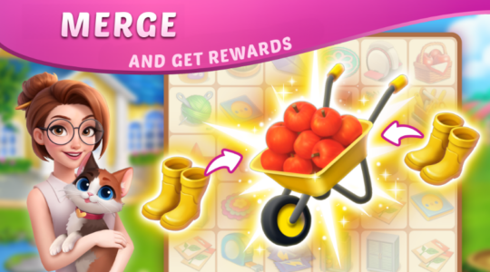 Screenshot DesignVille: Merge & Design Mod APK