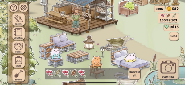 Screenshot Kamaeru: A Frog Refuge Mod APK