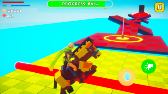 Screenshot Obby But You Are On a Horse Mod APK