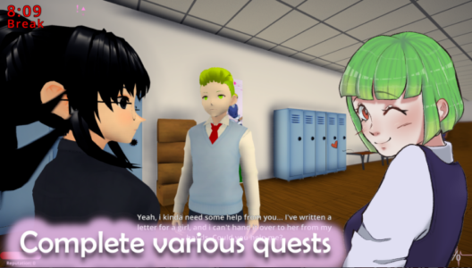 Screenshot Ai To Noroi: School Simulator Mod APK