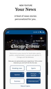 Screenshot Chicago Tribune Mod APK