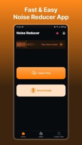 Screenshot Audio Video Noise Reducer Mod APK