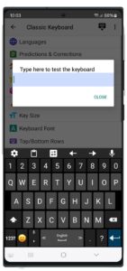 Screenshot Classic Big Keyboard Mod APK
