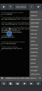Screenshot DroidScript – JavaScript IDE Mod APK