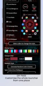 Screenshot Jarvis Scifi: Epic Launcher Mod APK