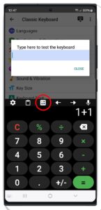 Screenshot Classic Big Keyboard Mod APK
