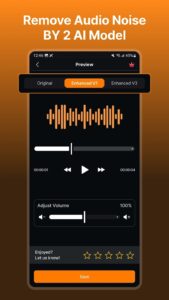 Screenshot Audio Video Noise Reducer Mod APK