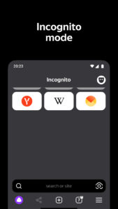 Screenshot Yandex Browser with Protect Mod APK