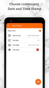 Screenshot Shot On Stamp Photo Camera Mod APK