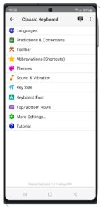 Screenshot Classic Big Keyboard Mod APK
