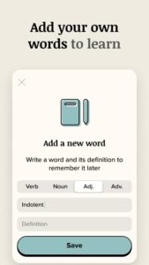 Screenshot Vocabulary – Learn words daily Mod APK