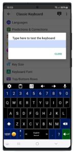 Screenshot Classic Big Keyboard Mod APK