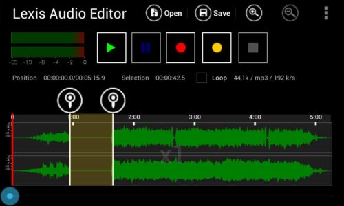 Screenshot Lexis Audio Editor Mod APK