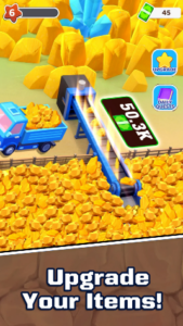 Screenshot Idle Miner: Ore Empire Mod APK