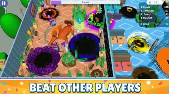 Screenshot Holein 2: Hole Eat Bricks Mod APK