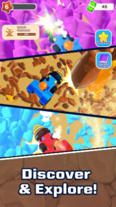 Screenshot Idle Miner: Ore Empire Mod APK