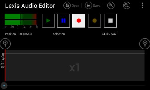 Screenshot Lexis Audio Editor Mod APK