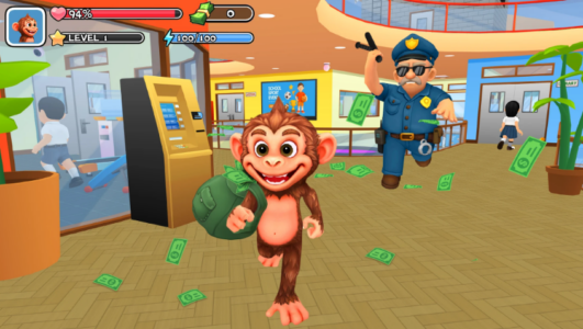 Screenshot Monkey Student: School Prank Mod APK