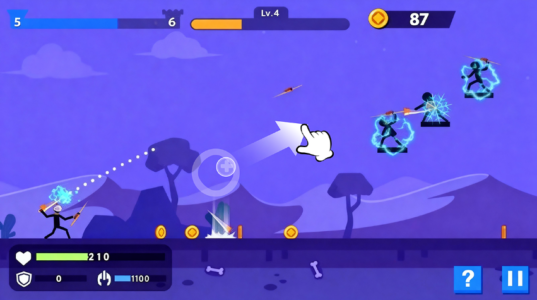 Screenshot Stickman Deadshot Mod APK