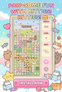 Screenshot Cat Retro Block Mod APK