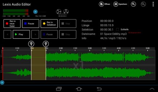 Screenshot Lexis Audio Editor Mod APK