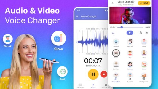 Screenshot Video Voice Changer + Effects Mod APK