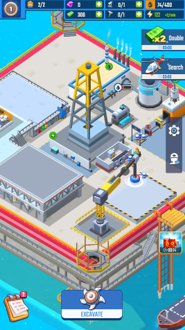 Screenshot Oil Rig Tycoon Mod APK