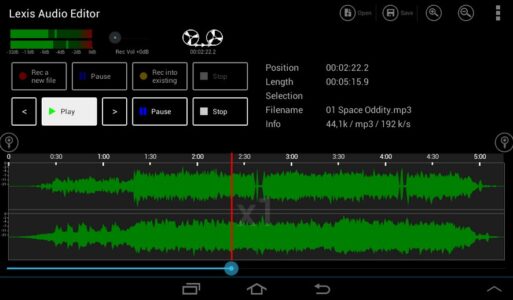 Screenshot Lexis Audio Editor Mod APK