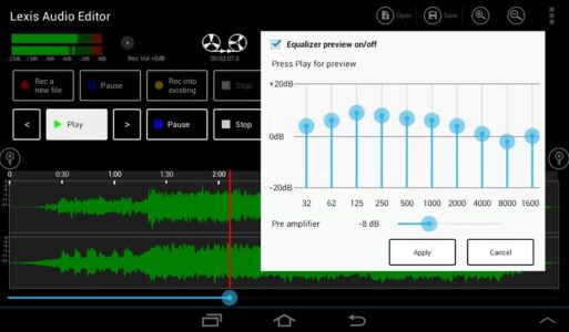 Screenshot Lexis Audio Editor Mod APK