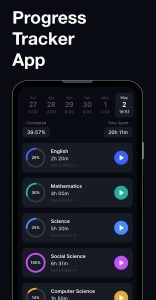 Screenshot TrackIt: Study Tracker & Timer Mod APK